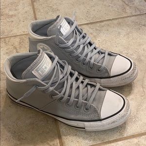 EUC Converse Madison Mid light gray sneaker